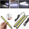 17 Cm LED Car Decor Strip Light COB UltraThin Waterproof 12V High Brightness Flexible Daytime Runn 0