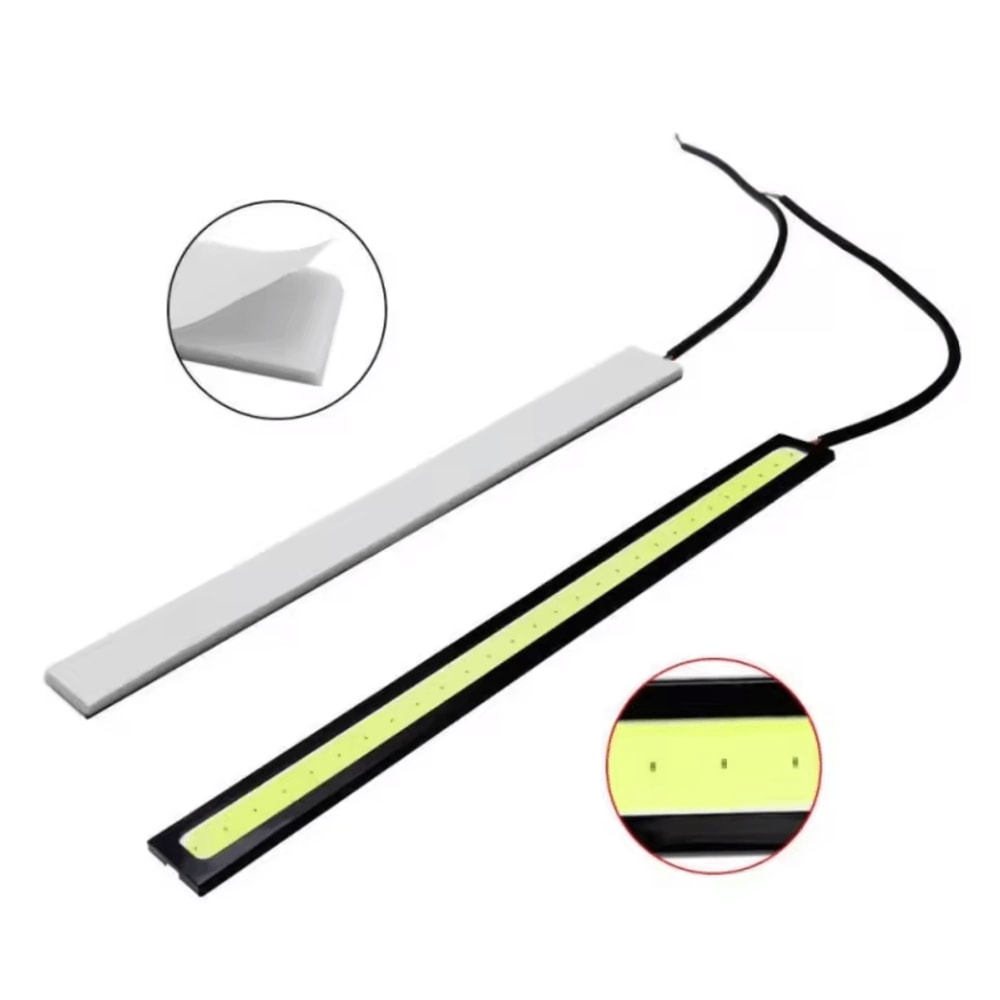 17 Cm LED Car Decor Strip Light COB UltraThin Waterproof 12V High Brightness Flexible Daytime Runn 4