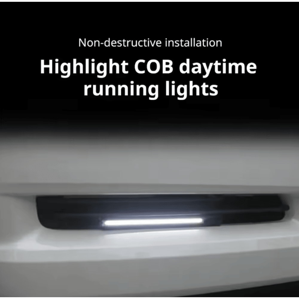 17 Cm LED Car Decor Strip Light COB UltraThin Waterproof 12V High Brightness Flexible Daytime Runn 3