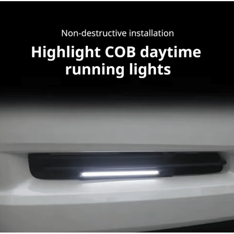 17 Cm LED Car Decor Strip Light COB UltraThin Waterproof 12V High Brightness Flexible Daytime Runn 3
