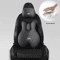 Universal Car Massage Seat Cushion Set Hot Compress Lumbar Headrest Support Pillow For Neck Prote 3