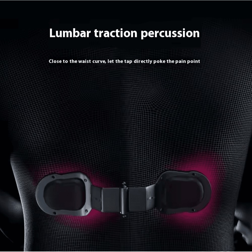 Universal Car Massage Seat Cushion Set Hot Compress Lumbar Headrest Support Pillow For Neck Prote 2