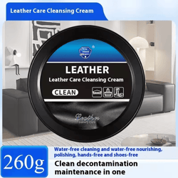 260 g leather care paste cleaner | leather furniture, bag & car leather anti-aging maintenance cream