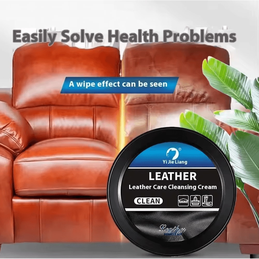 260 G Leather Care Paste Cleaner Leather Furniture Bag Car Leather AntiAging Maintenance Cream 3