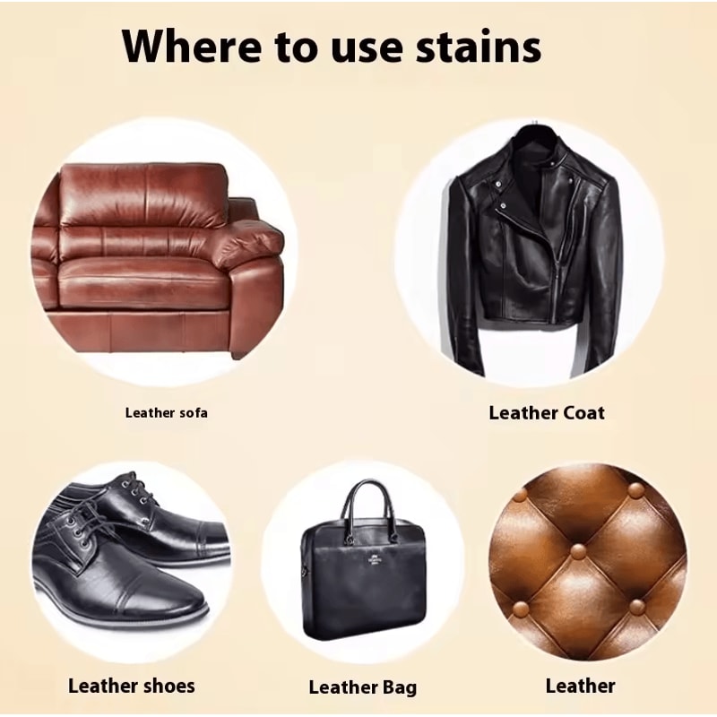 260 G Leather Care Paste Cleaner Leather Furniture Bag Car Leather AntiAging Maintenance Cream 4