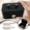 Portable Lockable Cash Box Creative Money Safe Box With Key Handle For Coins Cash Small Valuable 0