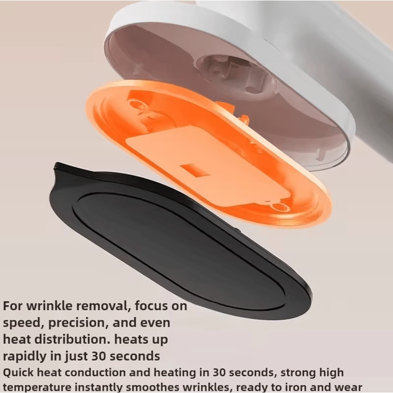 Portable Electric Clothes Steamer Lightweight Handheld Rechargeable Ironing Machine For Travel 2