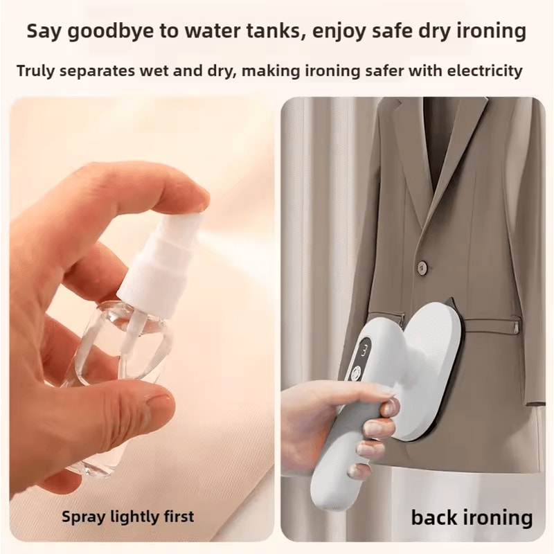 Portable Electric Clothes Steamer Lightweight Handheld Rechargeable Ironing Machine For Travel 3