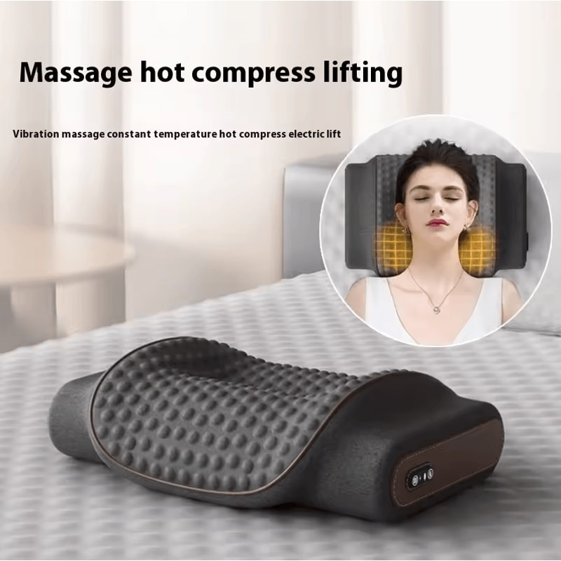 Airbag Neck Massage Pillow Electric Hot Compress Smart Kneading Vibration Massager For Fatigue Re 0