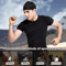 Sports SweatAbsorbent Headband Elastic Satin Fitness Head Band For Men Women 2