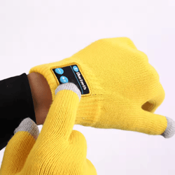bluetooth speaker winter gloves | touchscreen wireless gloves with built-in speakers & call function