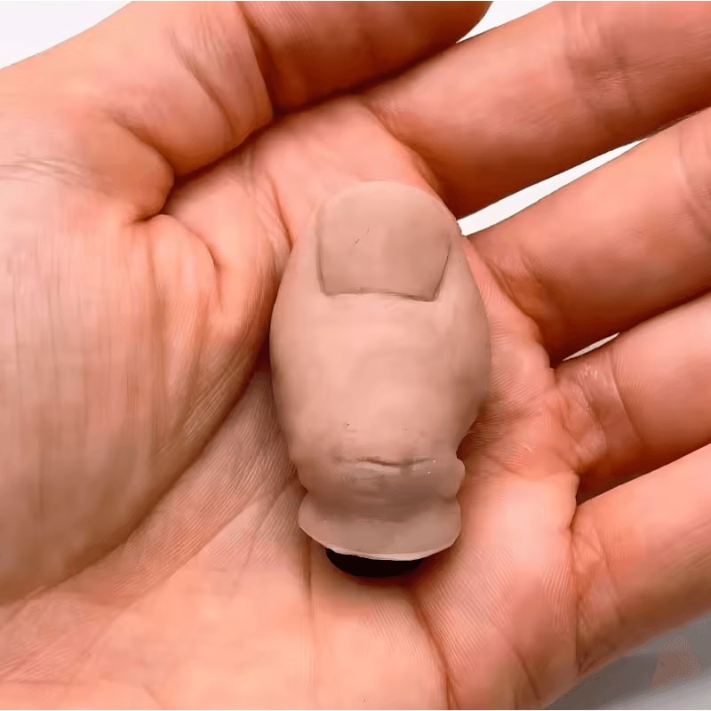 Creative 3D Funny Thumb Shoe Buckles Novelty Rubber Shoe Decorations For Sandals Shoes 510 Pcs 3