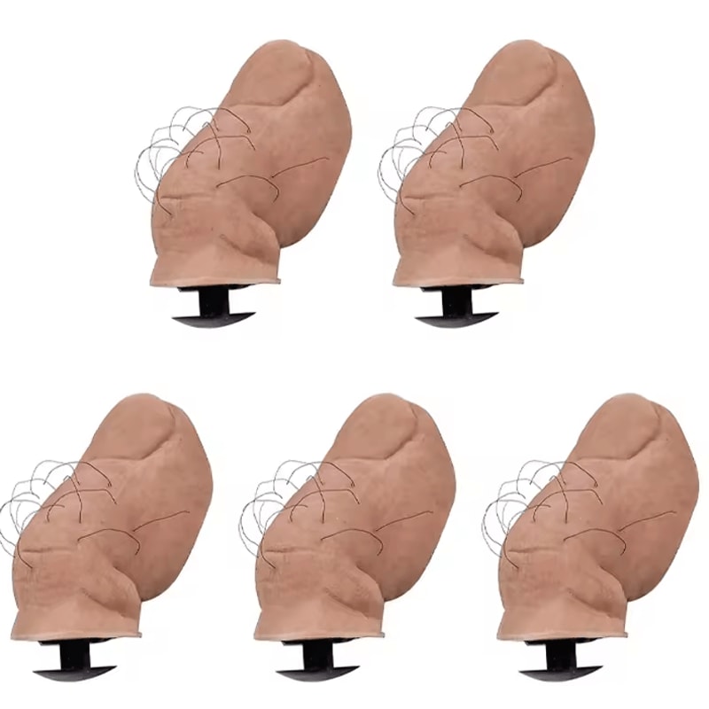 Creative 3D Funny Thumb Shoe Buckles Novelty Rubber Shoe Decorations For Sandals Shoes 510 Pcs 5