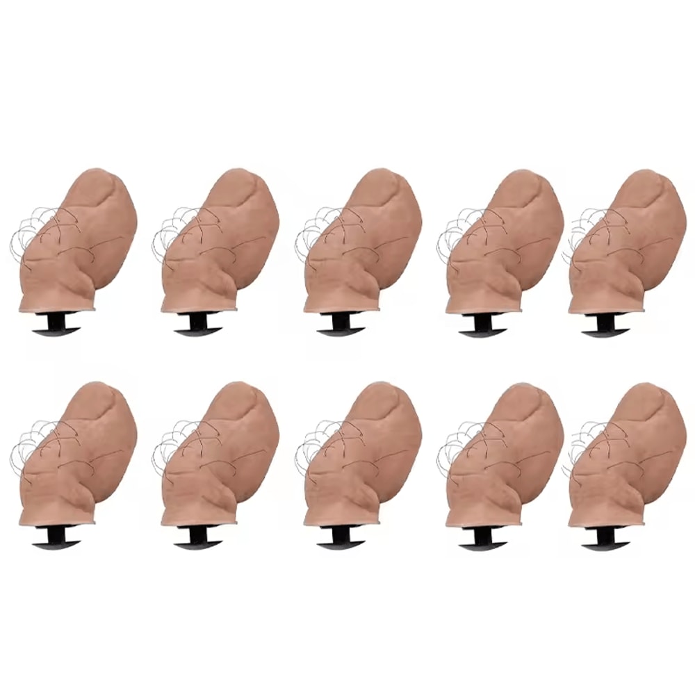 Creative 3D Funny Thumb Shoe Buckles Novelty Rubber Shoe Decorations For Sandals Shoes 510 Pcs 6