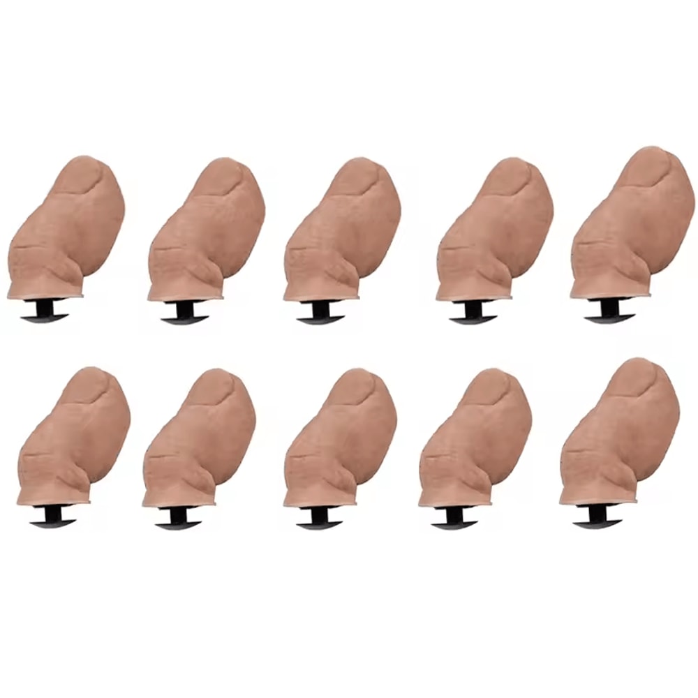 Creative 3D Funny Thumb Shoe Buckles Novelty Rubber Shoe Decorations For Sandals Shoes 510 Pcs 8