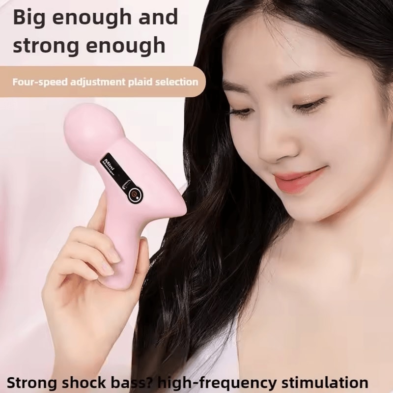 Handheld Wireless Mini Massage Gun Silent Electric Deep Tissue Vibration Massager Stick No Silicon 1