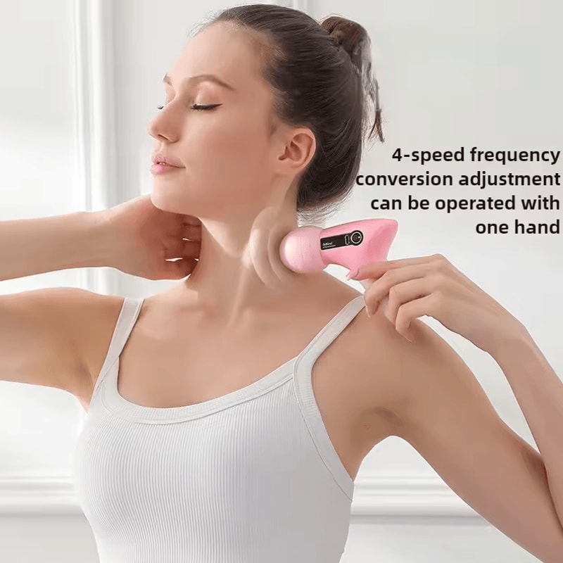 Handheld Wireless Mini Massage Gun Silent Electric Deep Tissue Vibration Massager Stick No Silicon 2
