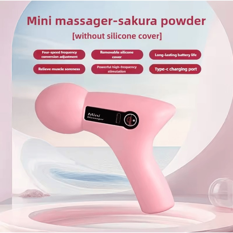 Handheld Wireless Mini Massage Gun Silent Electric Deep Tissue Vibration Massager Stick No Silicon 6