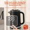 Smart Thermostatic 17 L Electric Kettle Stainless Steel DoubleLayer Insulated Boiling Water Kettle 1