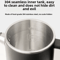Smart Thermostatic 17 L Electric Kettle Stainless Steel DoubleLayer Insulated Boiling Water Kettle 4