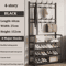 MultiLayer Clothes Shoe Rack FloorStanding Organizer With DIY Doorway Hanger Shelf 14