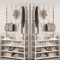 MultiLayer Clothes Shoe Rack FloorStanding Organizer With DIY Doorway Hanger Shelf 19