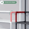 MultiLayer Clothes Shoe Rack FloorStanding Organizer With DIY Doorway Hanger Shelf 5