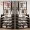 MultiLayer Clothes Shoe Rack FloorStanding Organizer With DIY Doorway Hanger Shelf 20