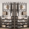 MultiLayer Clothes Shoe Rack FloorStanding Organizer With DIY Doorway Hanger Shelf 21