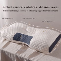 orthopedic cervical neck support pillow | massage spa soybean fiber sleep pillow