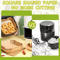 Air Fryer Disposable Liners NonStick Parchment Paper For Baking Roasting Microwave 50100 Pcs 4