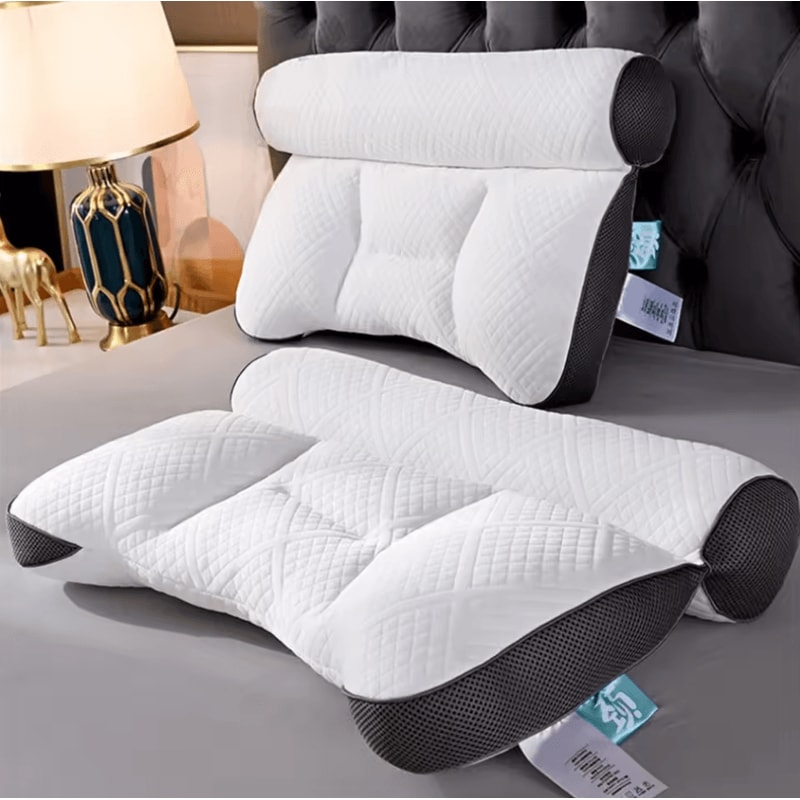 Memory Orthopedic Slow Rebound Pillow Ergonomic 157 By 236 In Cervical Support Cotton Sleep Pillow 0