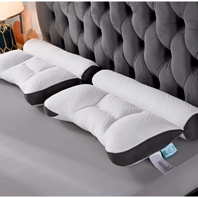 Memory Orthopedic Slow Rebound Pillow Ergonomic 157 By 236 In Cervical Support Cotton Sleep Pillow 1