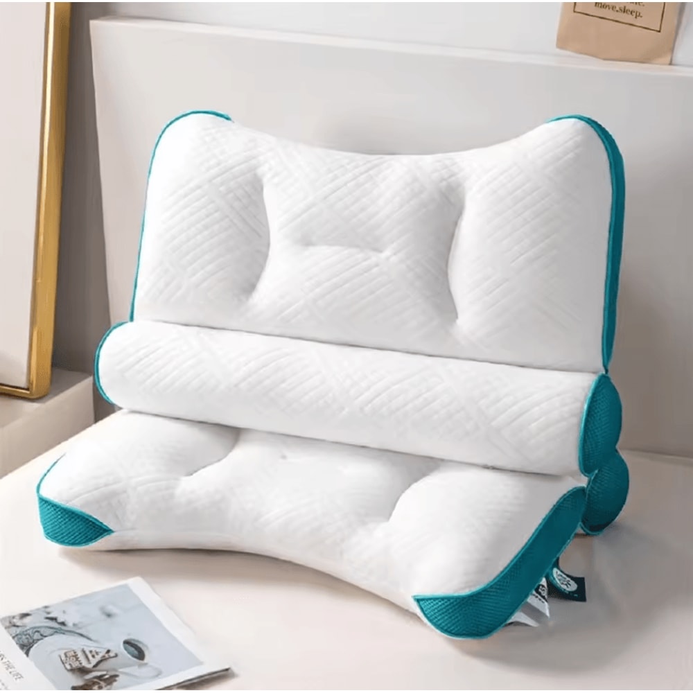 Memory Orthopedic Slow Rebound Pillow Ergonomic 157 By 236 In Cervical Support Cotton Sleep Pillow 6