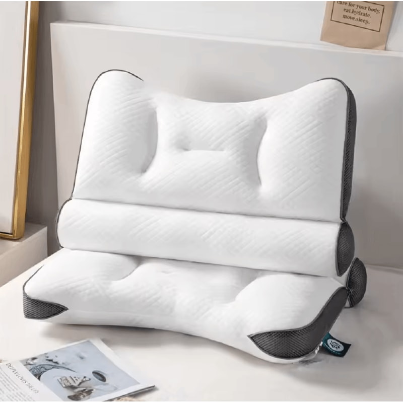 Memory Orthopedic Slow Rebound Pillow Ergonomic 157 By 236 In Cervical Support Cotton Sleep Pillow 7