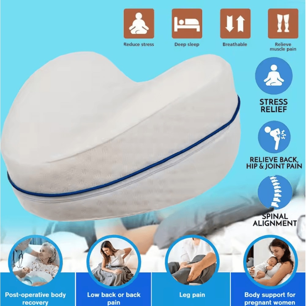 Body Memory Cotton Leg Pillow Body Joint Pain Relief Waist And Leg Pain Relief Sciatica Pad Antisli 4