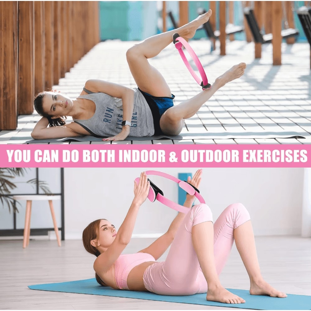 Pilates Fitness Ring Magic Resistance Training Circle For Toning Thighs Abs Legs 5