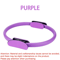 Pilates Fitness Ring Magic Resistance Training Circle For Toning Thighs Abs Legs 8