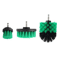 3Piece Electric Drill Scrubber Brush Kit Power Brush Heads For Carpet Glass Tires 2in 35in 4in 5