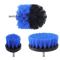 3Piece Electric Drill Scrubber Brush Kit Power Brush Heads For Carpet Glass Tires 2in 35in 4in 6