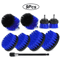 3Piece Electric Drill Scrubber Brush Kit Power Brush Heads For Carpet Glass Tires 2in 35in 4in 11