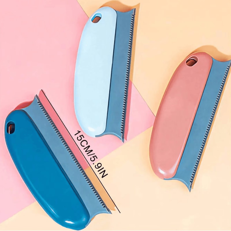 Effective Pet Hair Remover Brush Gentle Fur Cleaning Tool For Cats Dogs 5