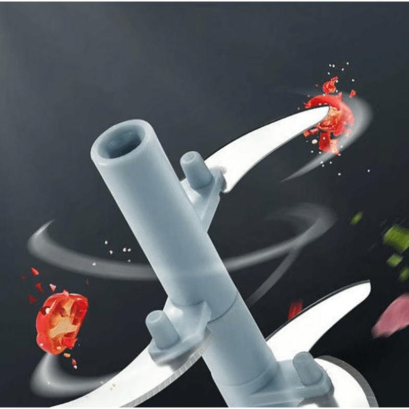 Manual Meat Garlic Chopper Rotate Garlic Press Crusher Vegetable Onion Cutter 500900 ML 2