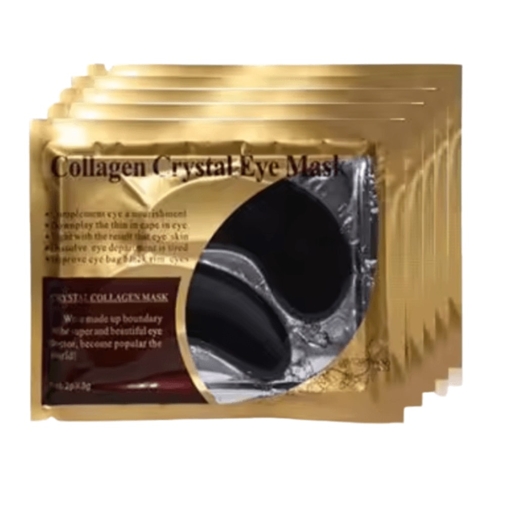Gold Collagen Crystal Eye Mask 20 Pcs 10 Pairs Firming Moisturizing Nourishing UnderEye Skincare 6