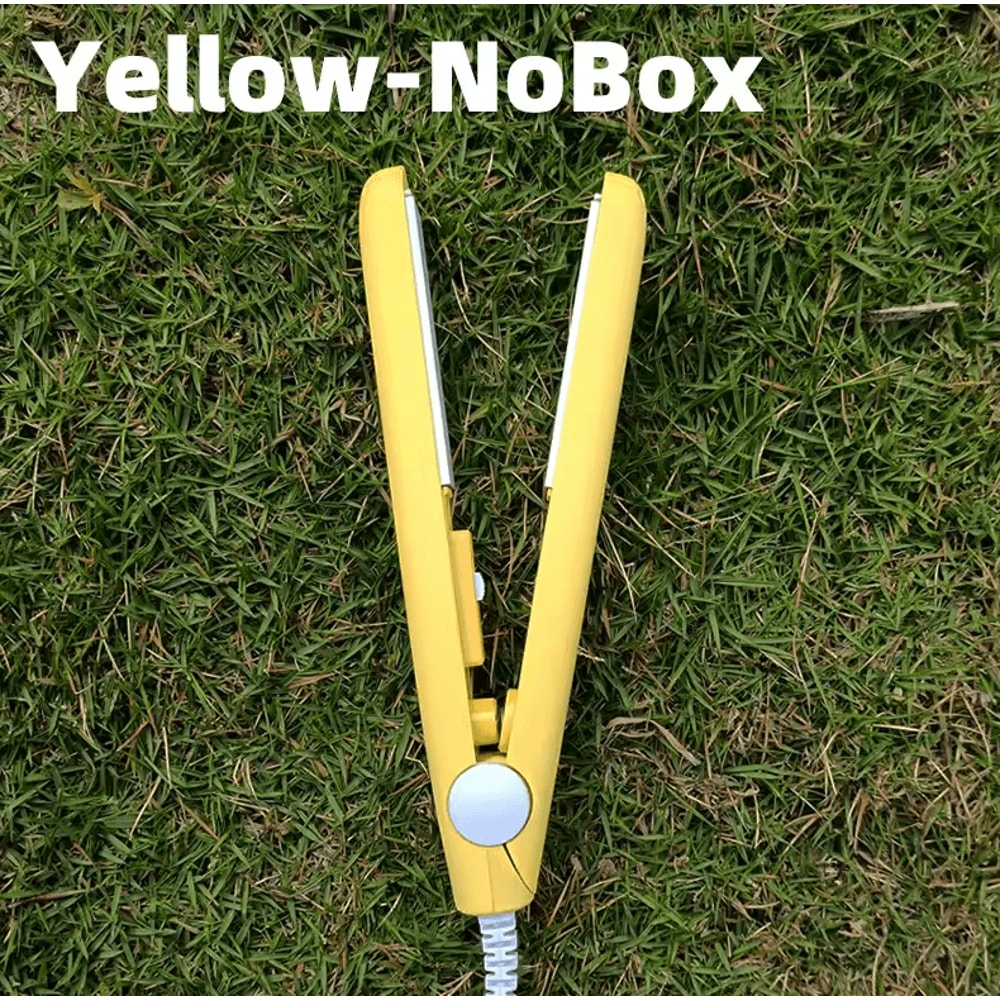 3in1 Professional Hair Styling Iron Mini Flat Iron Straightener Curling Tool 5