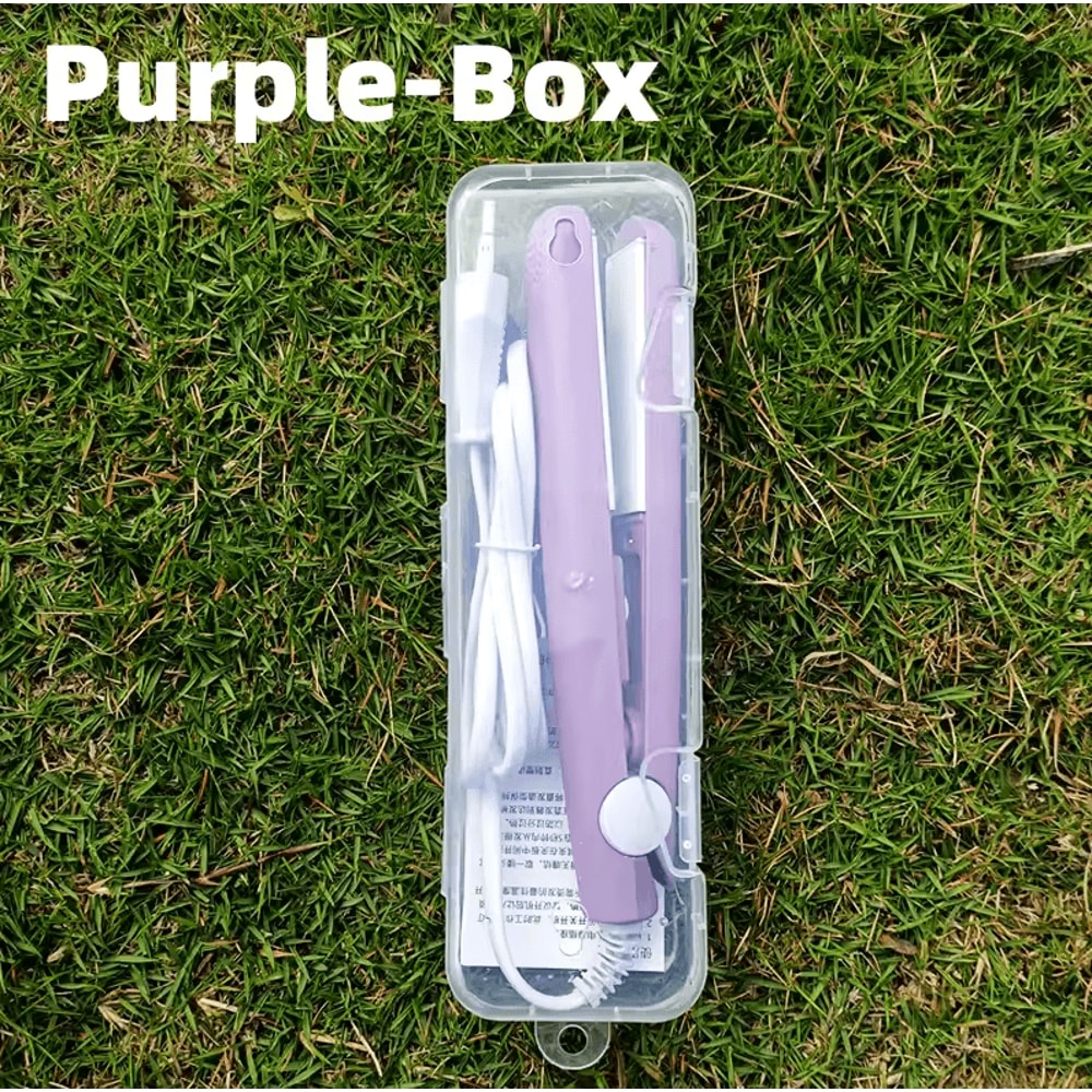 3in1 Professional Hair Styling Iron Mini Flat Iron Straightener Curling Tool 9