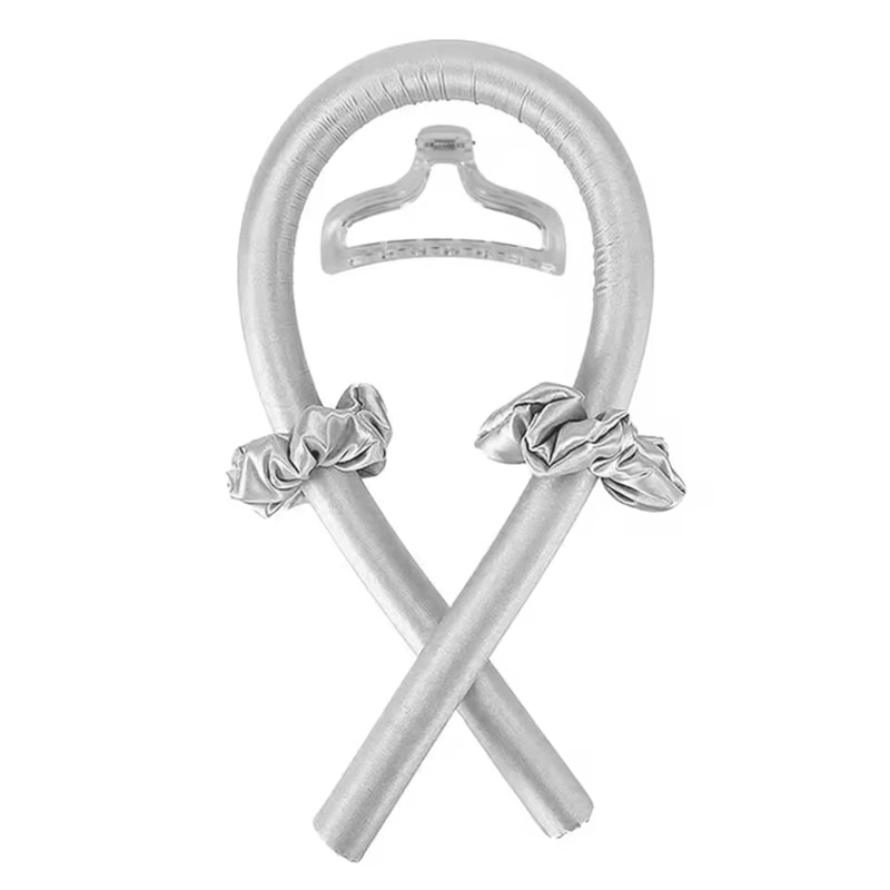 Luxury Silk Heatless Hair Curlers Headband NoHeat Curling Rod For Overnight Waves 19