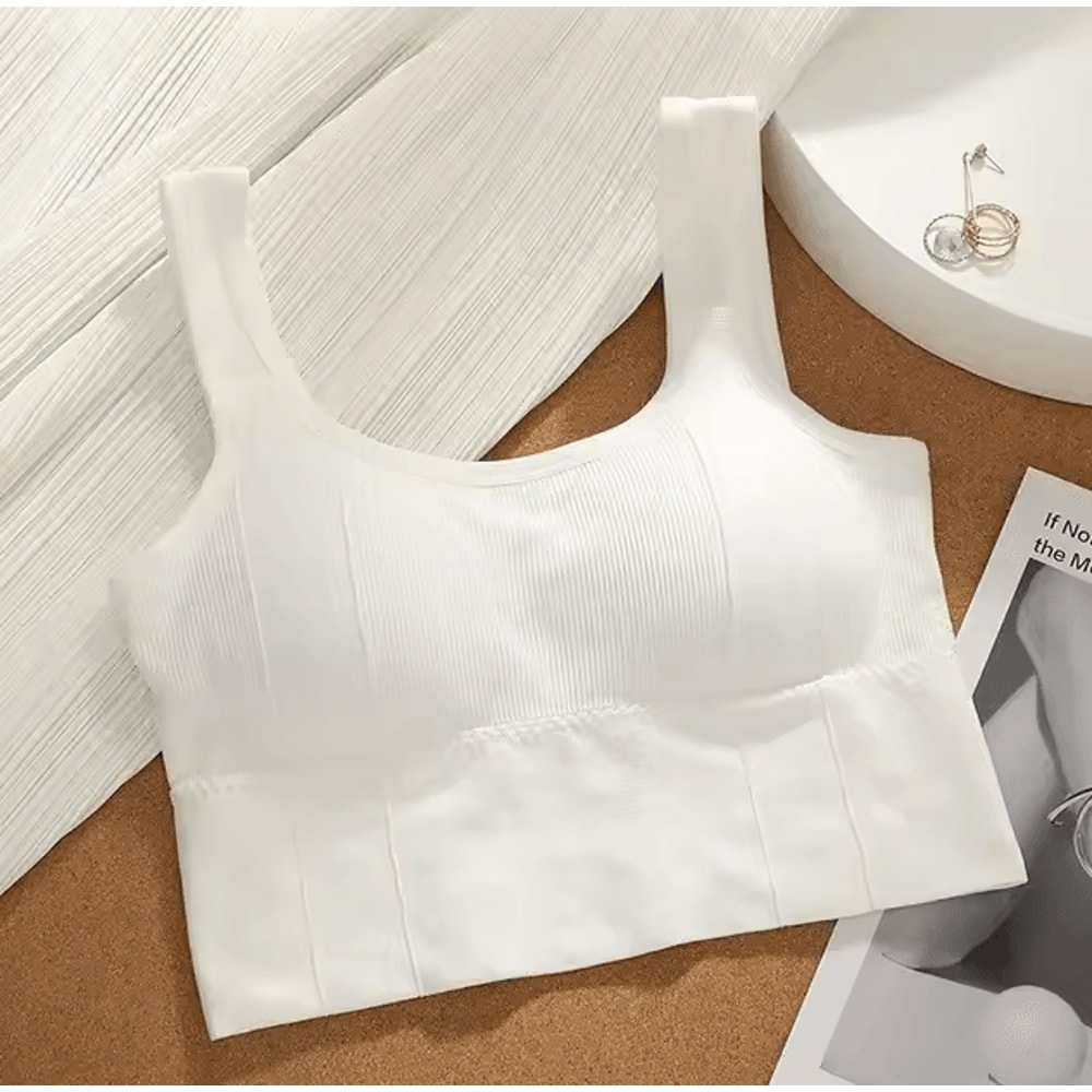 Breathable Sports Bra Seamless Yoga AntiSweat Fitness Top With PushUp Support 12