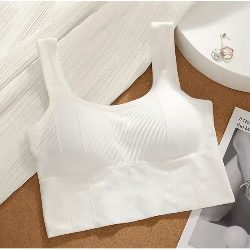 Breathable Sports Bra Seamless Yoga AntiSweat Fitness Top With PushUp Support 12