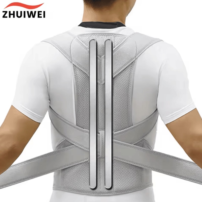 Upper Back Posture Corrector With Clavicle Support For Shoulder And Back Alignment 0